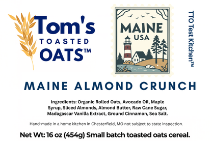 16 oz. Maine Almond Crunch -Family-size- [Without Dried Fruit]