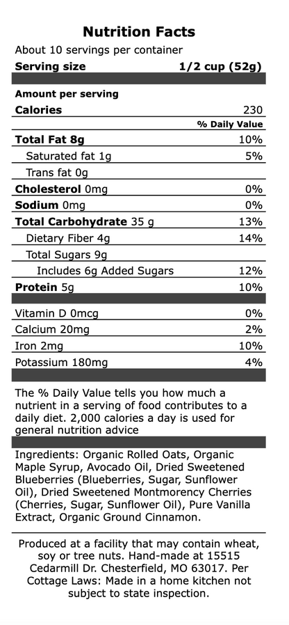 16 oz. Plastic Jar Performance Breakfast Blend [4-8 meals]