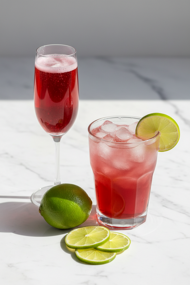 cranberry drinks to pair with your parfaits and toasted oats